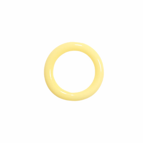 GLAZEN RING PASTEL GEEL